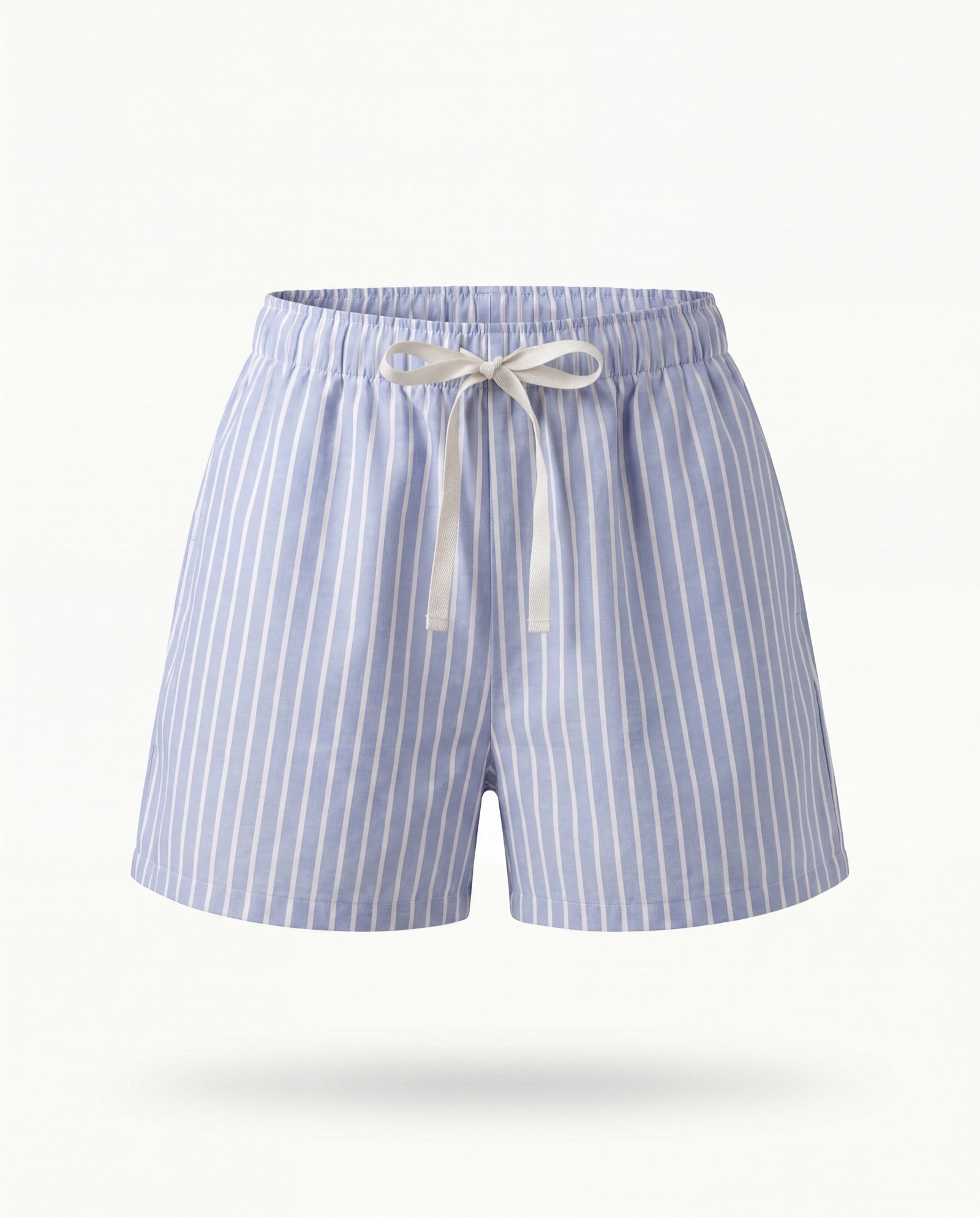 Short rayé bleu Mellari — détail